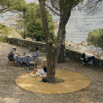 Object of Desire: A Woven Rug Made for Gathering Around a Tree