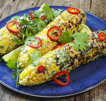 Recipe: Toss ears of charred, grilled corn with spicy mayo, lime, and chiles - The Boston Globe
