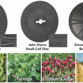 SeedRight Seed Plates Enable Planting of Cover Crops and Wheat with a Planter