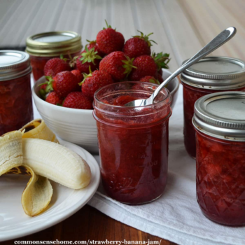 Strawberry Banana Jam – Easy Recipe with Less Sugar