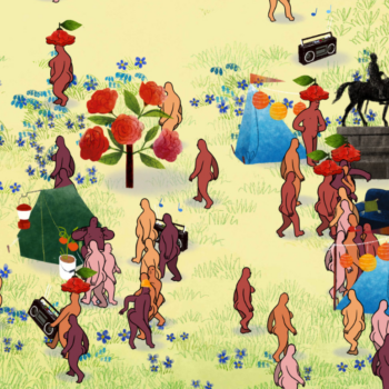 Tend and grow a garden full of naked festival-goers