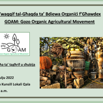 Organic Horticulture – Gozo introductory meeting on Sunday